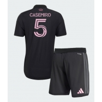 Dres Inter Miami Casemiro #5 Preč pre deti 2026-27 Krátky Rukáv (+ trenírky)